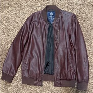 American Rag Men's Brown Bomber Jacket
